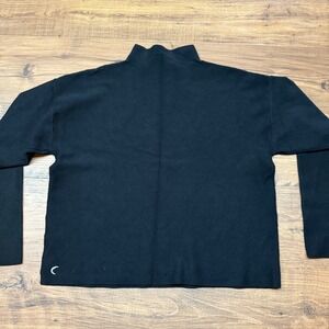 ZYIA ACTIVE Womens M Black Mock Neck‎ Asana Sweater Hiking Outdoors Active Warm